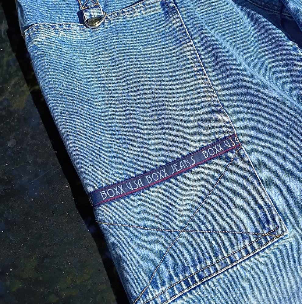 Vintage Baggy Cargo Jeans - Picture 5 of 9